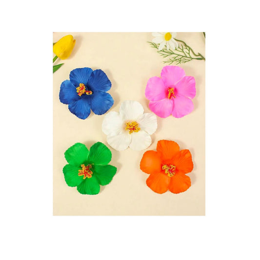 Summer Time 🌊⛱️🌻 Pinzas para el cabello con un estilo de flores 🌼🌸 , que te harán sentir en Hawái. En todos los colores .