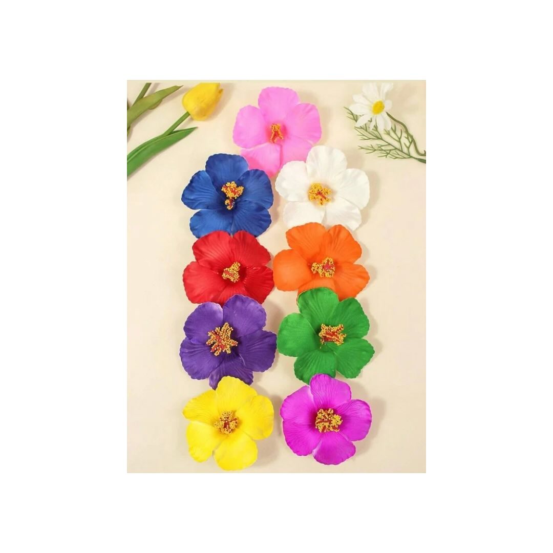 Summer Time 🌊⛱️🌻 Pinzas para el cabello con un estilo de flores 🌼🌸 , que te harán sentir en Hawái. En todos los colores .